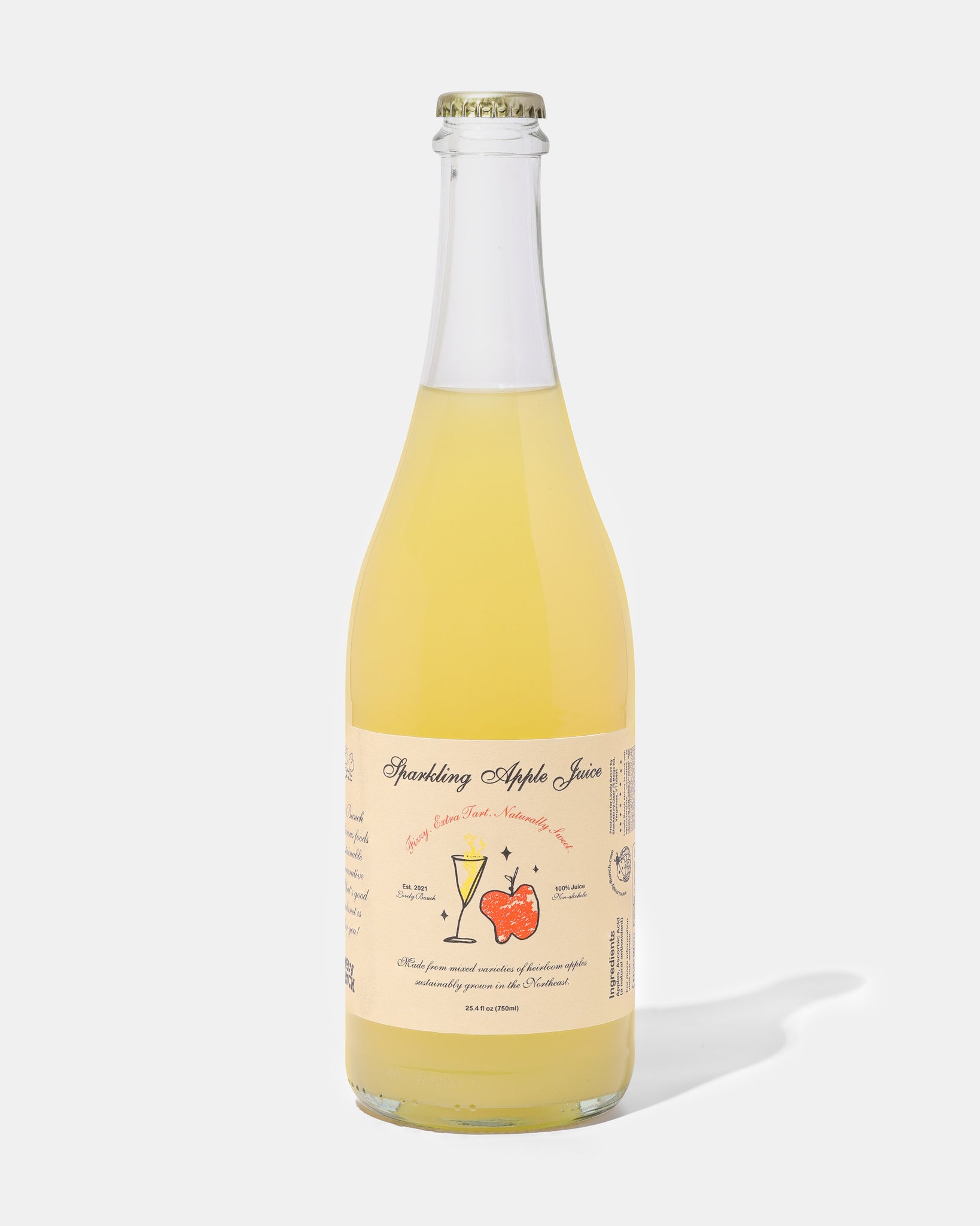 Sparkling Apple Juice (750ml Glass Bottle)